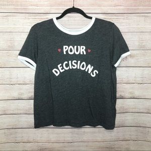 NWT | Wildfox | Pour Decisions Johnny Ringer Tee